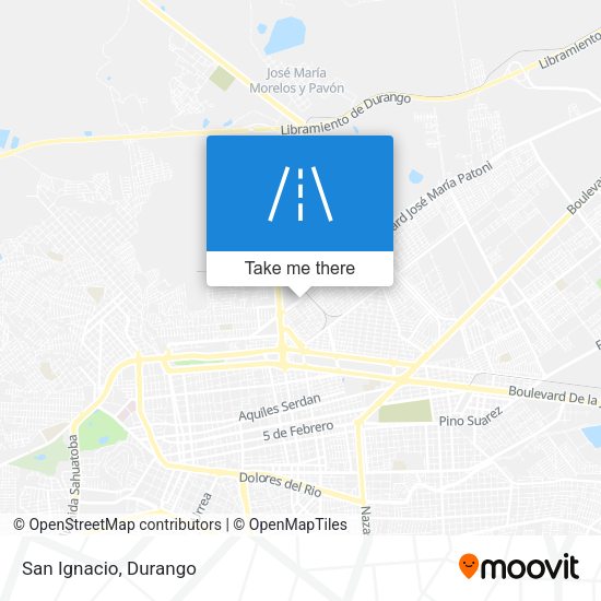Mapa de San Ignacio