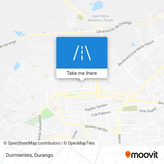 Mapa de Durmientes