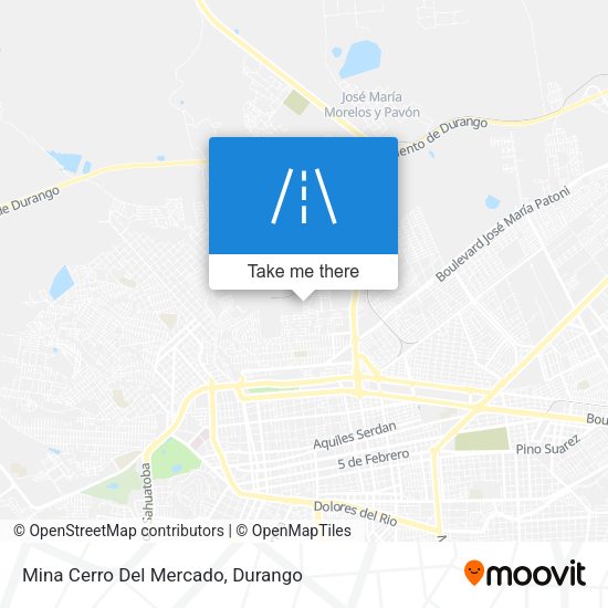 Mina Cerro Del Mercado map