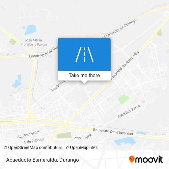 Acueducto Esmeralda map