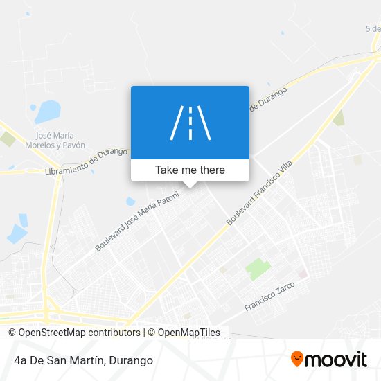 4a De San Martín map