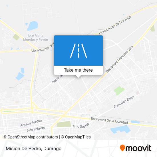Mapa de Misión De Pedro