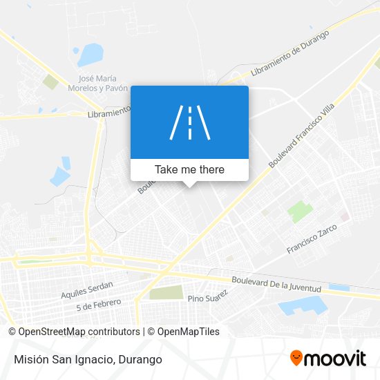 Mapa de Misión San Ignacio