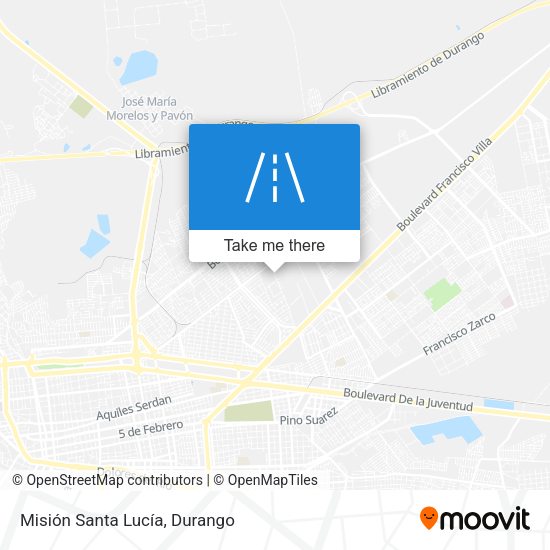 Misión Santa Lucía map