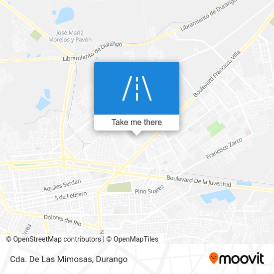 Mapa de Cda. De Las Mimosas