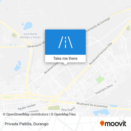 Mapa de Privada Paitilla