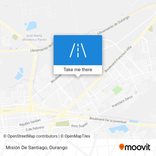 Mapa de Misión De Santiago
