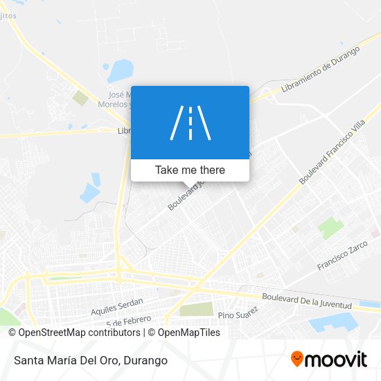 Mapa de Santa María Del Oro