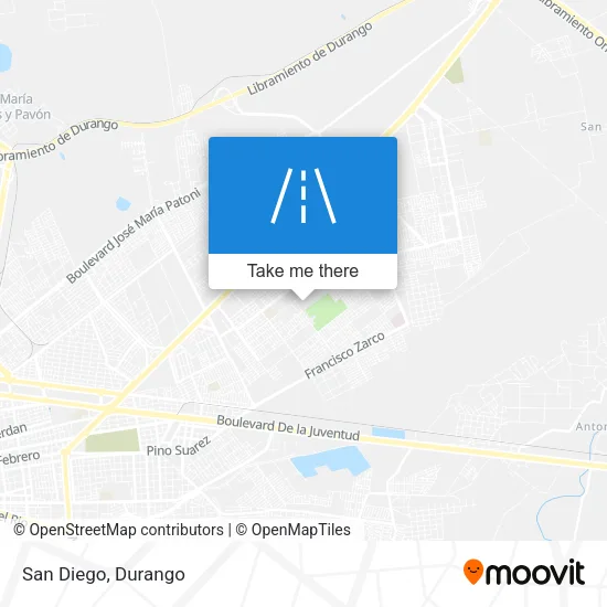 San Diego map