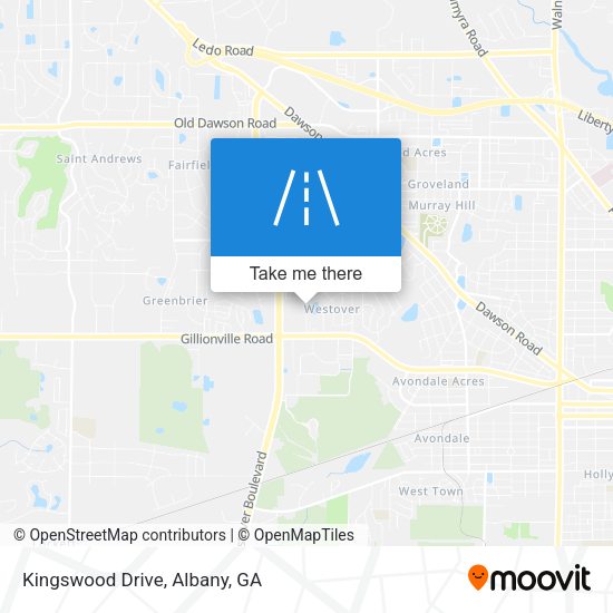 Mapa de Kingswood Drive
