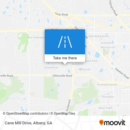 Cane Mill Drive map