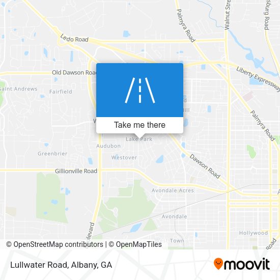 Lullwater Road map
