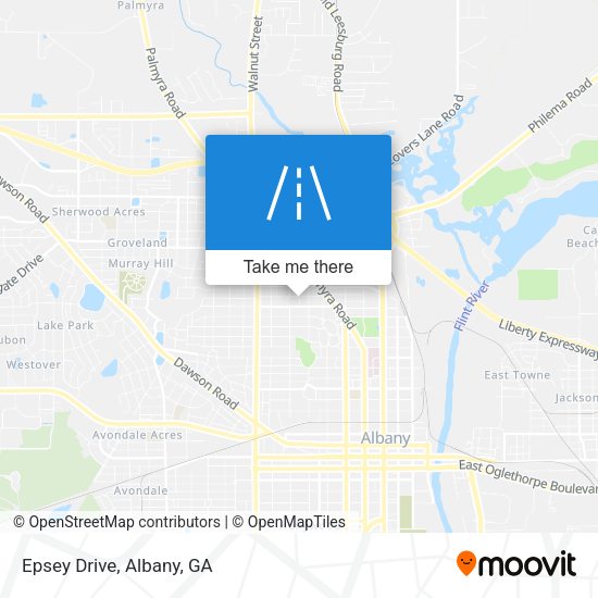 Mapa de Epsey Drive