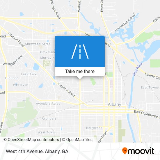 Mapa de West 4th Avenue