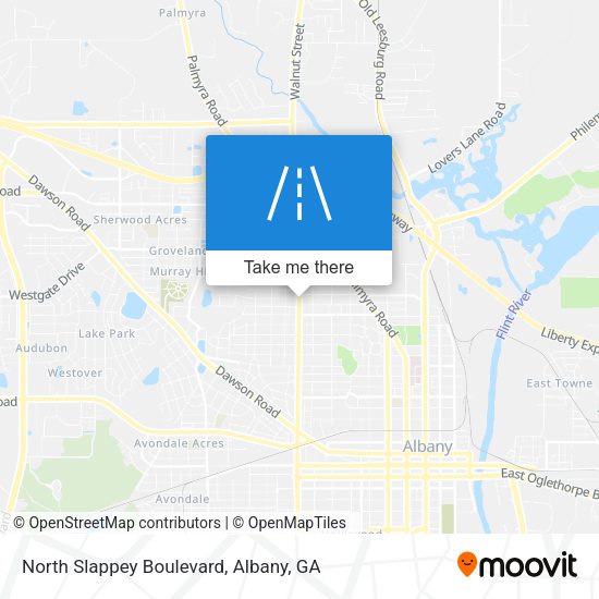 Mapa de North Slappey Boulevard