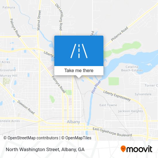 Mapa de North Washington Street