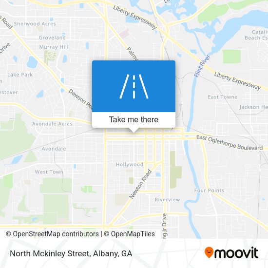 Mapa de North Mckinley Street