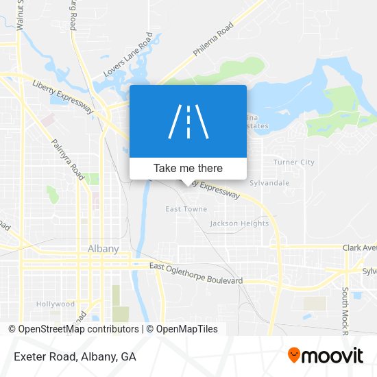Exeter Road map