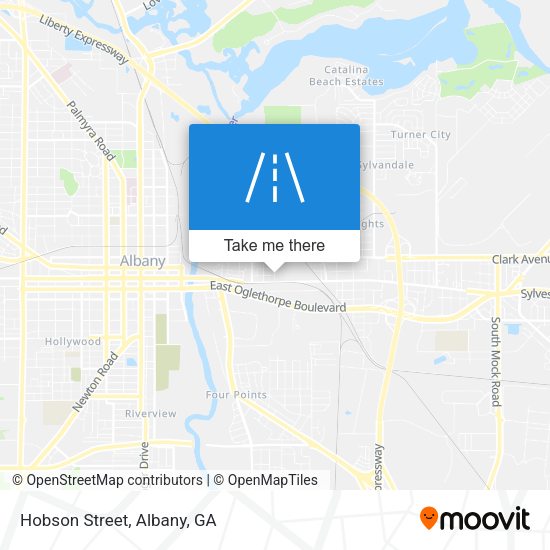 Mapa de Hobson Street