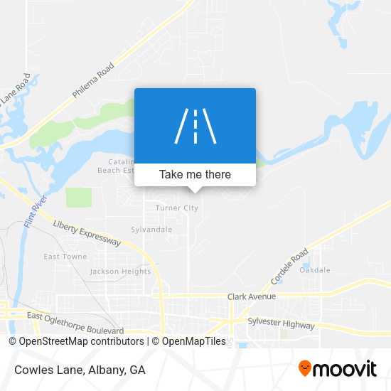 Cowles Lane map