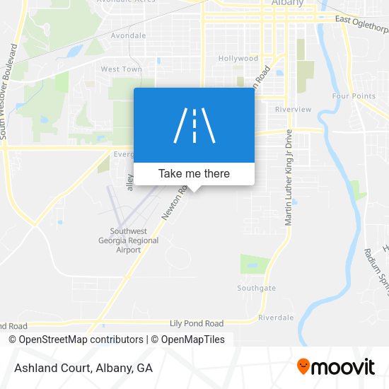 Mapa de Ashland Court
