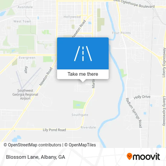 Mapa de Blossom Lane