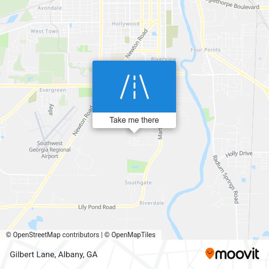 Mapa de Gilbert Lane
