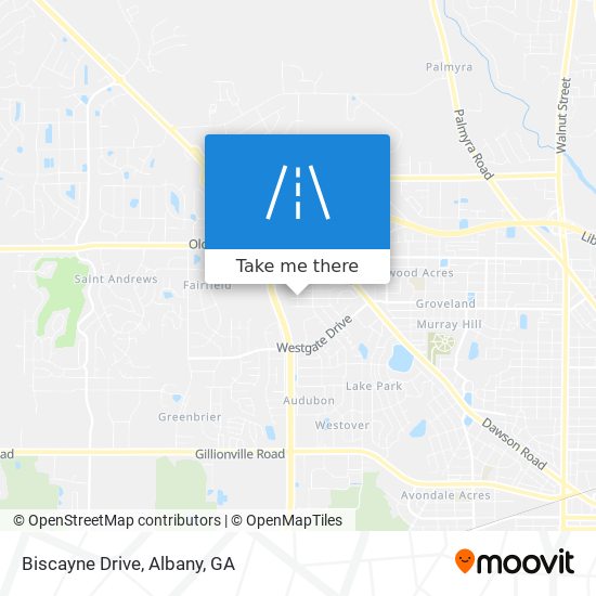 Mapa de Biscayne Drive