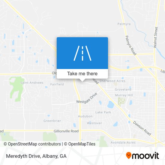 Mapa de Meredyth Drive