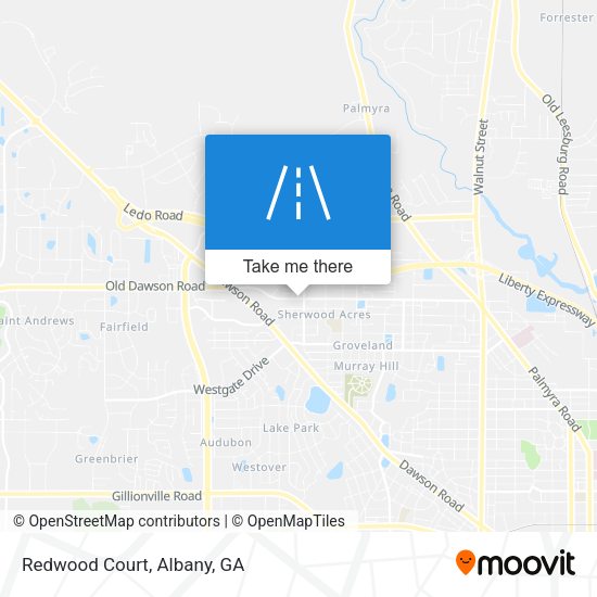 Mapa de Redwood Court