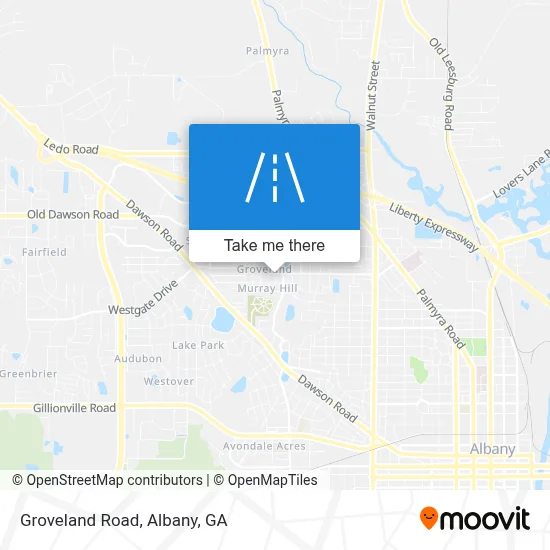 Mapa de Groveland Road