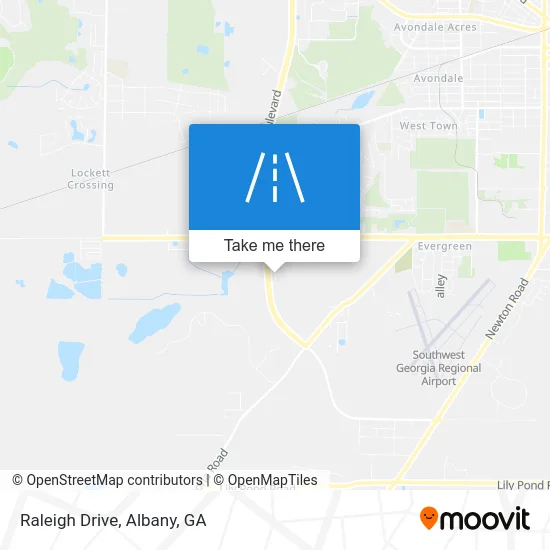 Raleigh Drive map