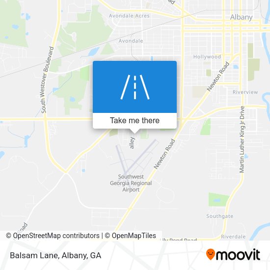 Mapa de Balsam Lane