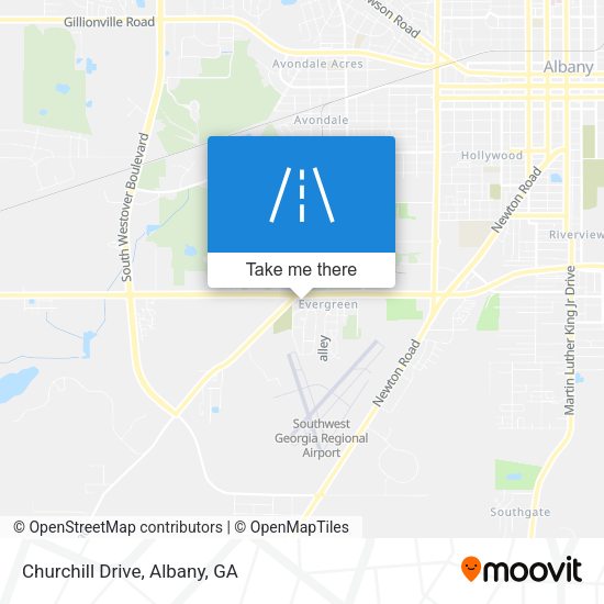 Mapa de Churchill Drive