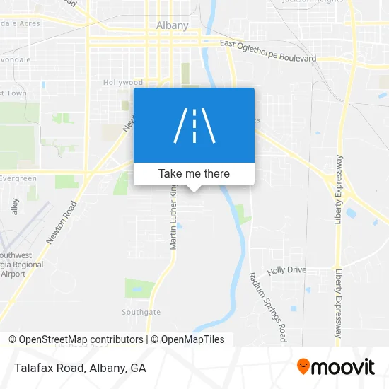 Mapa de Talafax Road