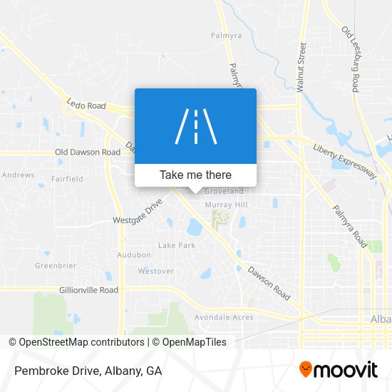 Pembroke Drive map