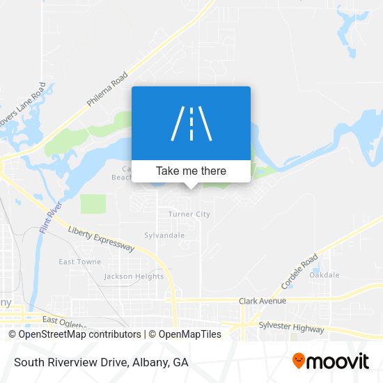 South Riverview Drive map