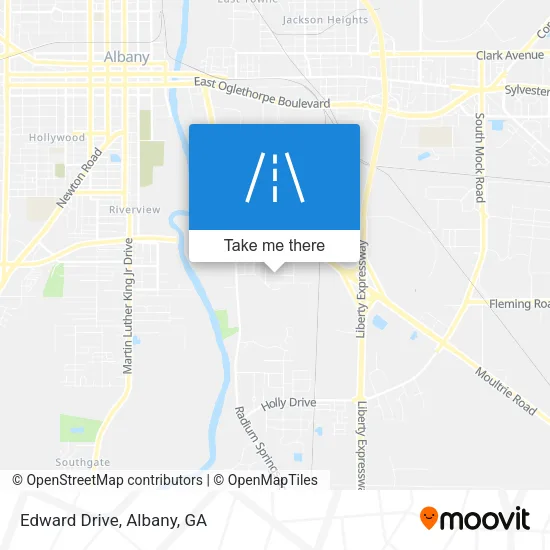 Mapa de Edward Drive