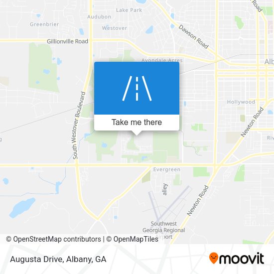 Augusta Drive map