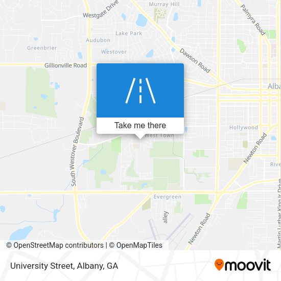 Mapa de University Street