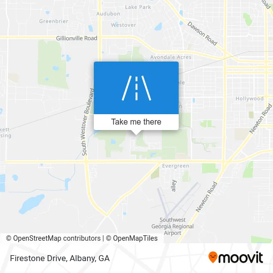 Firestone Drive map
