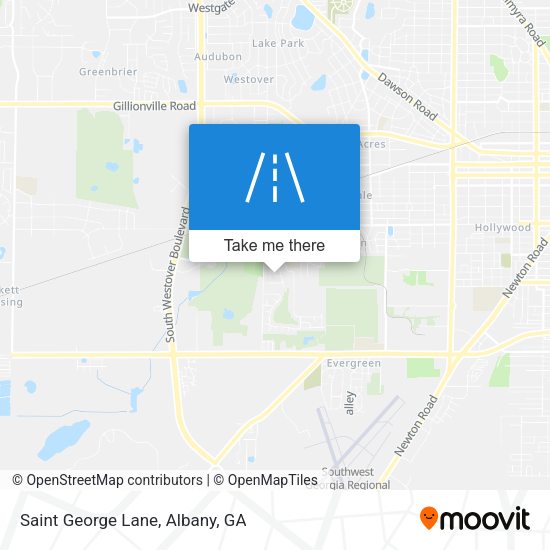 Saint George Lane map