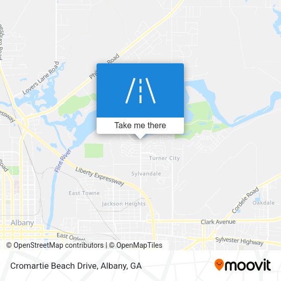 Cromartie Beach Drive map