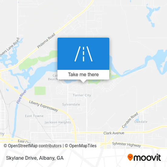 Mapa de Skylane Drive