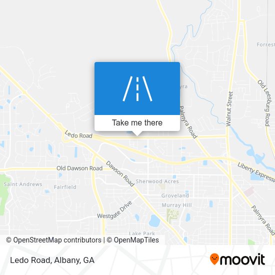 Mapa de Ledo Road