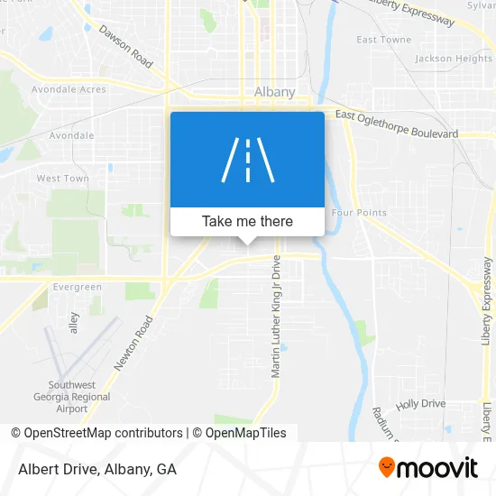 Mapa de Albert Drive