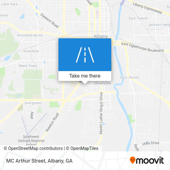 Mapa de MC Arthur Street