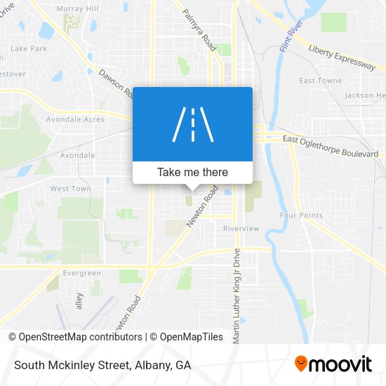 Mapa de South Mckinley Street