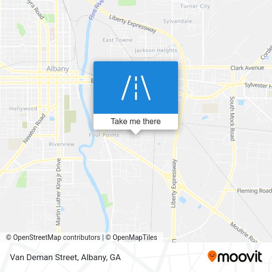 Mapa de Van Deman Street