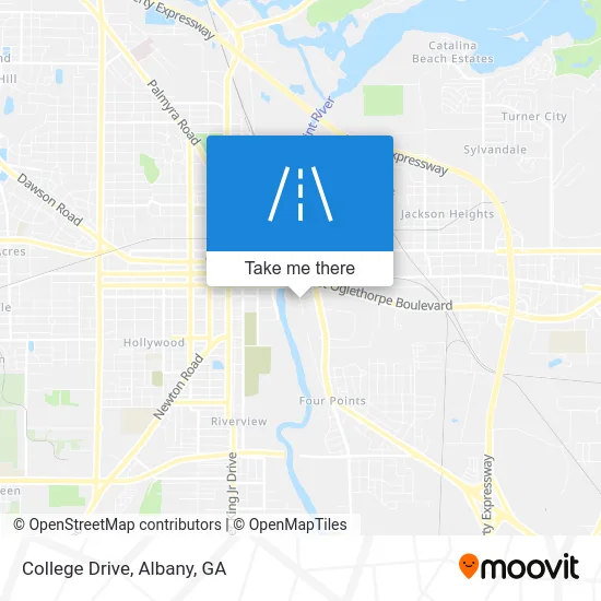 Mapa de College Drive